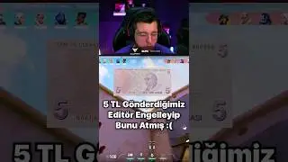 5₺ G&ouml;nderdiğimiz Edit&ouml;r Engelleyip Bunu Attı w/@ubeka #valorant