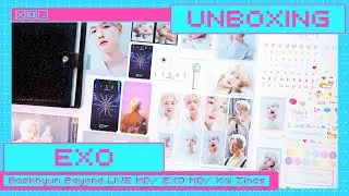Unboxing Baekhyun's Beyond LIVE concert official merch/ EXO Official merch/ Kai Esquire magazine🤍