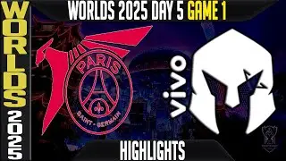 PSG vs VKS Highlights Game 1 | Worlds 2025 Day 5 Swiss Stage | PSG Talon vs Vivo Keyd Allstars G1