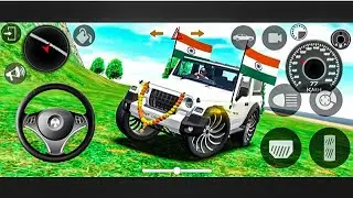 Modified Mahindra Thar😈Games:Indian White Thar (Gadi Wala Games) Car Game Android Game - #2026