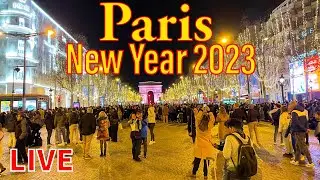 Paris, France🇫🇷 -Paris New Year Eve 2023| Paris 4K | A Walk In Paris