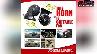 POWER Electric Car Horn | Premium High-Quality Vehicle Horn for Cars & Bikes #AKTC #autoaccessories