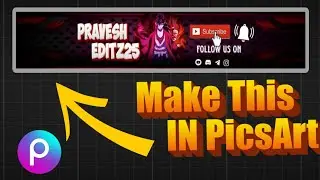 How to make | Anime YouTube banner|