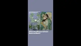 What's the Difference between &Eacute;douard Manet and Claude Monet? #shortsvideo #shorts #short