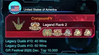 Inori VS Compound V || Yami Yugi VS Noah Kaiba || Legend Rank Duel || Yu-Gi-Oh! Duel Links
