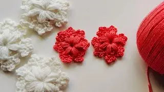 EASY Puff Stitch Crochet Snowflake ❄️ Quick DIY Ornament Pattern