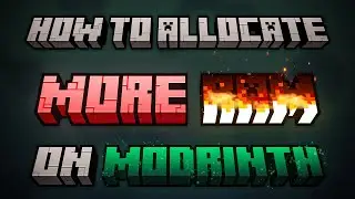 How To Allocate More Ram on Modrinth