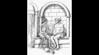 Tepidarium scene: Billingsgate Roman House and Baths by Judith Dobie