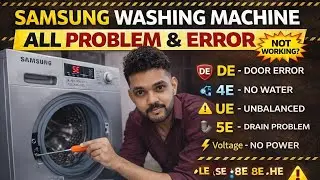 Samsung Front Load Washer A to Z 😲 | PCB, Motor, Sensor, Door Lock Full Testing
