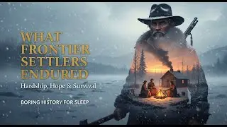 What Frontier Settlers Endured: Hardship, Hope, and Survival | Boring History For Sleep