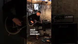 Gibson Les Paul Custom EMG Soundcheck Guitarplayer #shorts #luthier #guitarplayer #guitarrepair