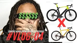 #VLOG04 COMPREI MINHA PRIMEIRA BIKE SPEED (ROAD BIKE) RUMO AO IRON MAN 70.3 ?????