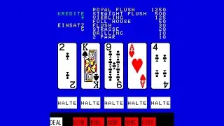 Arcade Longplay - PlayMan Poker [German] (1981) PlayMan