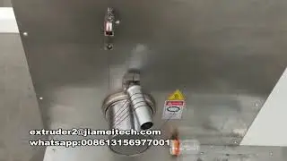 Laboratory mini fdy pp multifilament yarn spinning extruder line