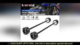 R1 Wheel Axle Fork Crash Sliders For YAMAHA MT10/SP FZ10 YZF R1M R1S R1 Motorcycle Protector Rear Fr