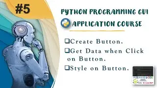 Create Button in Python Tkinter  | 