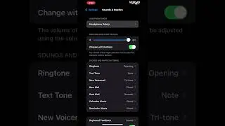 How To Turn ON/OFF Reduce Loud Sounds in iPhone || #iphone #viral #ios #shorts