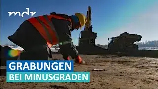 Arch&auml;ologen bei D&ouml;beln im K&auml;lteeinsatz | MDR um Zwei | MDR