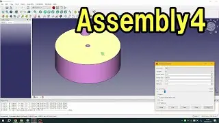 Assembly4 :  Rotating a cylinder