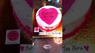WoW Anniversary cake #cake #howto #shorts #cakeideas #heart   #husband