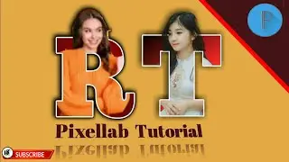 Creative Text Portrait Design in Pixellab | Word Art Editing Tutorial | RT Graphic