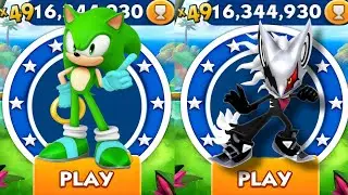 Sonic Dash - Jet vs Infinite - All Characters Unlocked - Gameplay