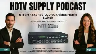 NTI SM-16X4-15V-LCD VGA Video Matrix Switch