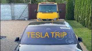Tesla Model S trip / Путешествие электрокара Тесла