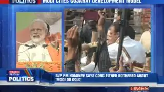 Narendra Modi hits out at Sonia Gandhi