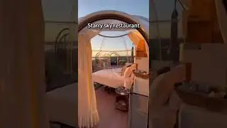 Starry Sky Restaurant#tent #star #outdoor #house #diningroomdesigns #