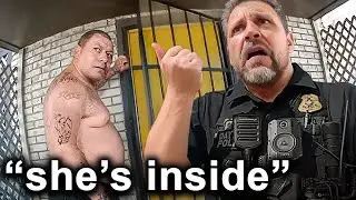 When Cops Surprise Disturbing People At Their Doorstep