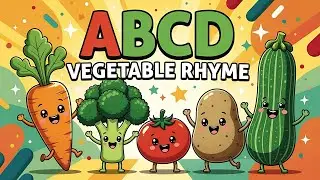 ABCD Vegetables Song 🌽🥕 | Alphabet Learning Cartoon for Kids | ABC Rhyme   @minimagic-d1k