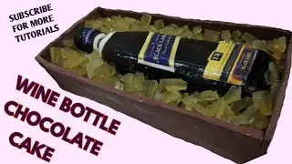 How To Make Wine Bottle Cake idea