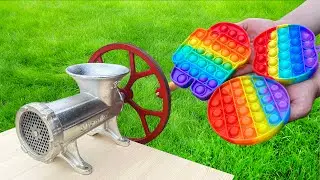 EXPERIMENT: POP IT Vs Meat Grinder