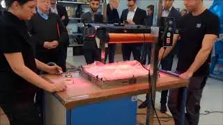 ALFAKEM @ THERMHEX workshop 2017  preform panel with infra red radiation