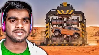Car Ko Hydrolic Roller Crusher Mein Daal Diya | Indian Vehicles Simulator Game | Car Crusher Test