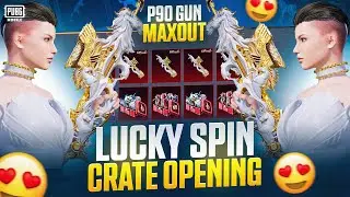 😱NEW P90 MAXED LUCKY SPIN CRATE OPENING