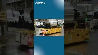 Coil Rolling Risks in Transport? Custom-Deck Battery Trackless Cart - Safe Handling On Site!