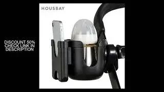 Cup Holder For Stroller Phone Holder Milk Bottle Support For Outing Anti-Slip Design Universal Pram