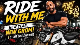 RIDE WITH ME - New Year, New Grom! | Stunt Bike Shopping