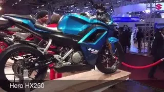 Hero HX 250R Preview at 2016 Auto Expo