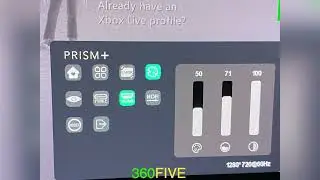 My OLED Prism Plus and GTA V 360 Colour and Brightness settings