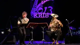 Arkady Shilkloper and Jon Sass in Kiev. Micro Brass Band.