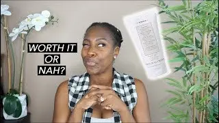 Creamy Foaming Cleanser For Dry Skin | Korres Greek Yoghurt Cleanser | Demo & Review | Dark Skin