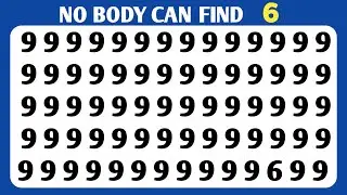Find the odd one Out | Number and Letter Edition | Spot the Difference