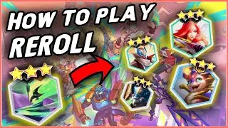 How to play REROLL!!! - TFT SET 15 BEGINNER Guide!!!