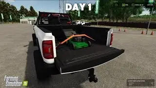 I spent 365 days building my own landscaping company! (farming simulator 25) part1