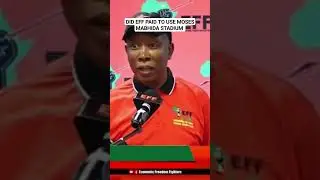 Julius Malema's Bold Response on EFF's Stadium Payment | Questioning| #EFFPresser Highlights #shorts