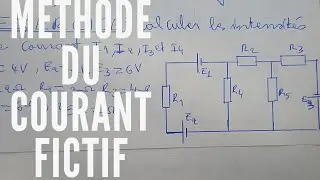 EXERCICE CORRIG&Eacute; comment d&eacute;terminer le courant fictif ou courant de maille ?