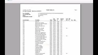 Sage 300 General Ledger GL Reports Overview